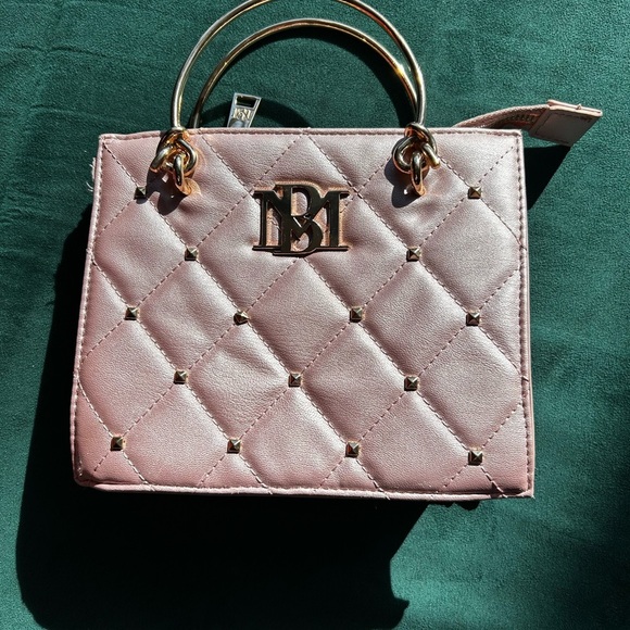 Pink Quilted mini Handbag by Badgley Mischka - Picture 10 of 14